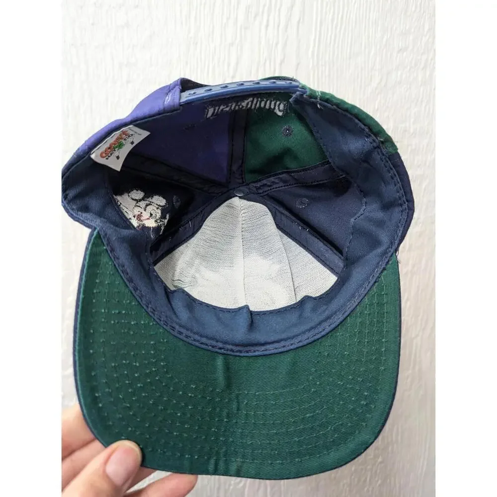 Vintage Disneyland Walt Disney Mickey Mouse Baseball Cap One Size 90's Snap Back